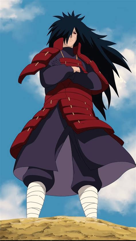 uchiha madara lukisan keluarga anime naruto gambar animasi kartun