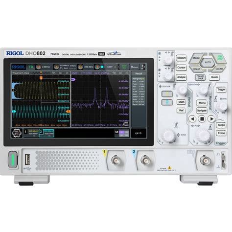 Osciloscopio Digital 2CH 70Mhz 1 25GS S 12 BIT RIGOL DHO802