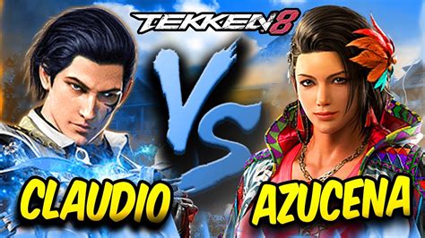 Ridiculous Ranked Gameplay Tekken 8 CBT Azucena Vs Claudio YouTube