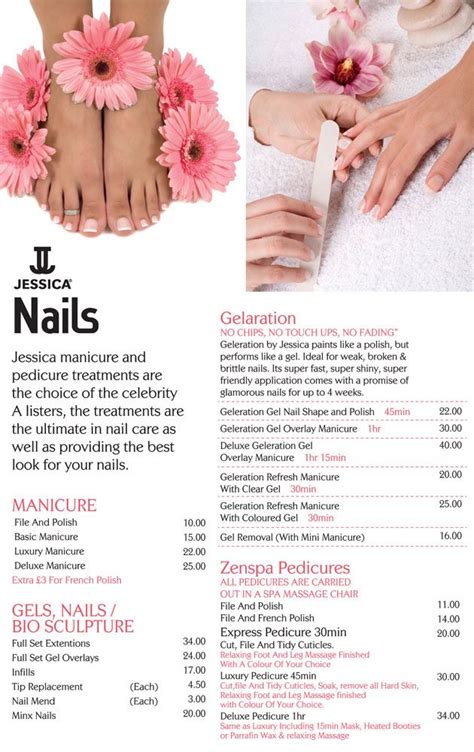 Nail Salon Price List Nail Salon Prices Nail Salon Price List Salon