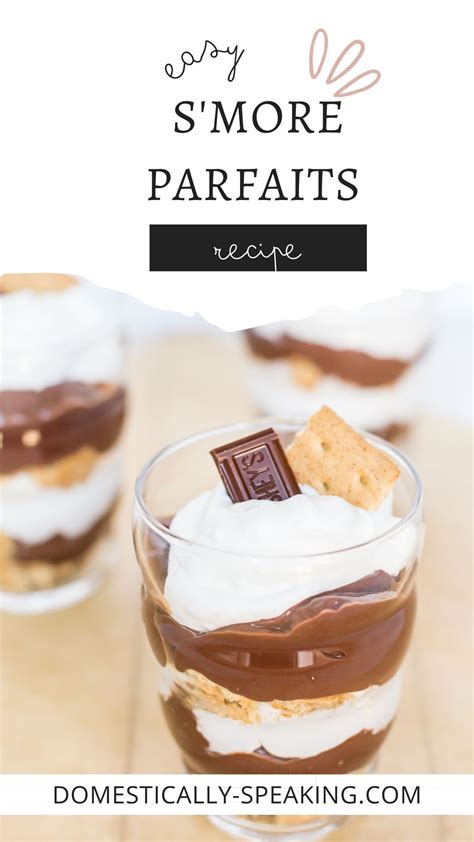 Delicious Smores Parfait Recipe Domestically Speaking