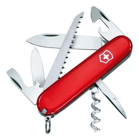 Navaja Suiza Victorinox Camper Rojo Funciones Cuotas Sin