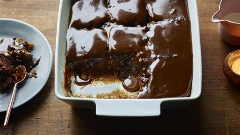 Steamed Sticky Toffee Pudding With Toffee Sauce Recipe Bbc Food