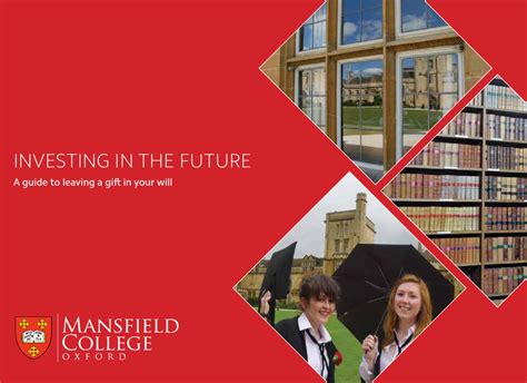 Mansfield College - Investing in the Future by Mansfield College ...