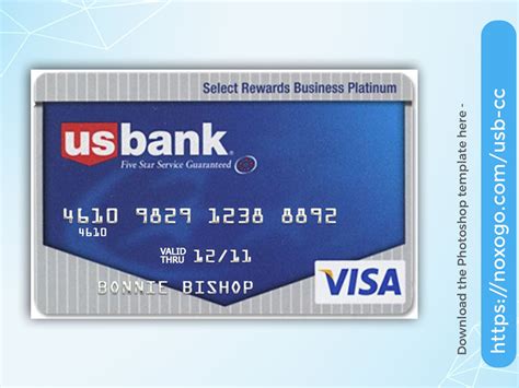 Us Bank Credit Card Photoshop Template Download By Template On Dribbble