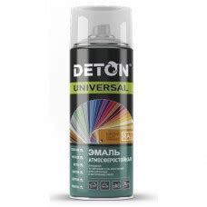 Эмаль алкидная "DETON UNIVERSAL" атмосферостойкая, RAL 9005 черная ...