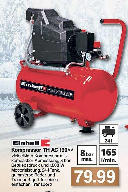 Einhell Kompressor Th Ac Angebot Bei Famila Nordwest