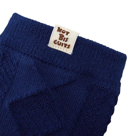 HOT BISCUITS ミキハウス レッグウォーマー 紺 アイボリー F ホットビスケッツ ミキハウスホットビスケッツ公式店 通販 Yahoo ショッピング