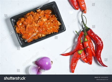 Sambal Hot Chili Sauce Spicy Indonesian Stock Photo Shutterstock