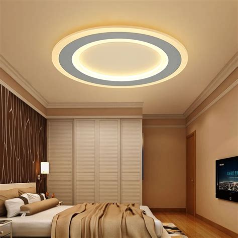 Surface Mounted Round Modern Led Ceiling Chandelier For Living Room