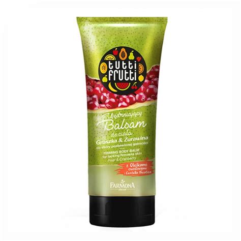 Farmona Tutti Frutti Pear Cranberry Firming Body Balm Beauty Culture