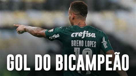 O GOL DE BRENO LOPES PALMEIRAS 1 X 0 SANTOS CAMPEÃO LIBERTADORES