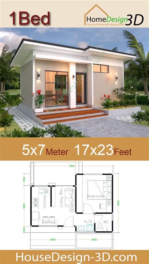 House Plans 65x8 With 2 Bedrooms Shed Roof Samphoas