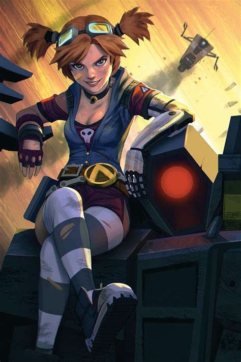 Borderlands 2 Gaige The Mechromancer Art Print Poster Pax West Etsy