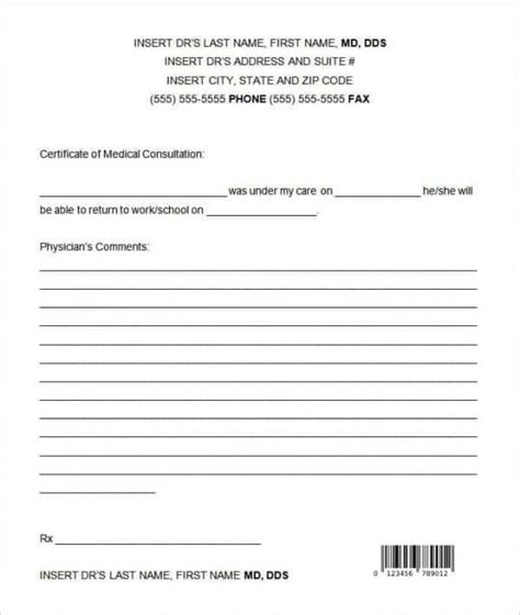 Dentist Note Template Tutoreorg Master Of Documents