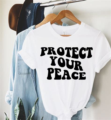 Protect Your Peace Svg Peace Protection Svg Cut File Wavy Etsy