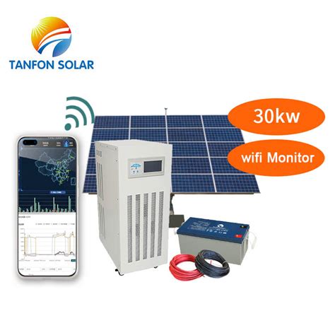 30kw Solar System Off Grid With Batteries Price 30kva Single Phase Solar System Tanfon Solar