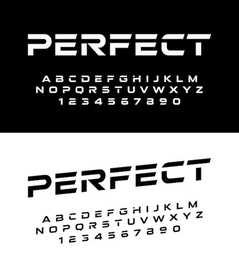 Premium Vector Sport Modern Alphabet Fonts And Numbers Typography