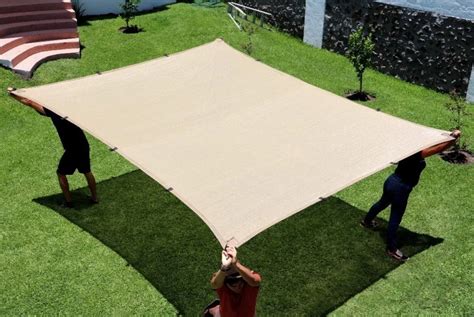 Malla Sombra 4x2 Mts 90 Beige Raschel Lista Para Colocar Meses Sin