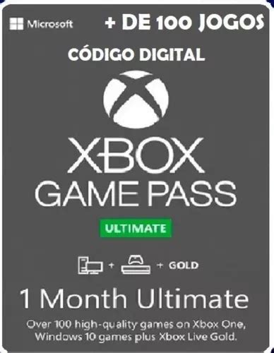 Xbox Game Pass Ultimate 1 Mês Mercadolivre