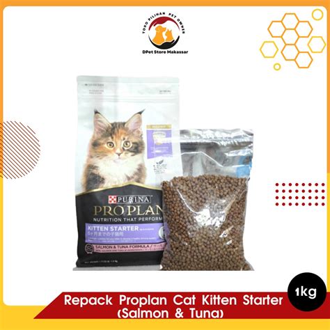 Jual Makanan Kucing Kering Repack Proplan Cat Kitten Starter Kg