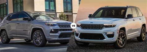 2022 Jeep Compass Vs Grand Cherokee Suv Price Mpg Size