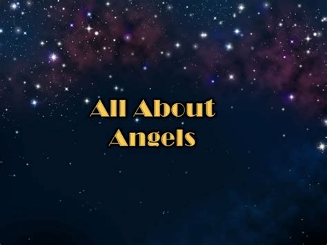 All About Angels Logos Sermons