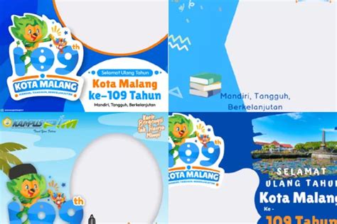 Kumpulan Link Twibbon Hari Jadi Kota Malang April Desain Elegan