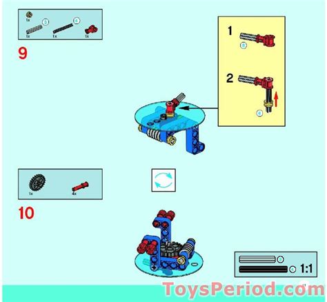 LEGO 9686-1 Simple and Motorized Mechanisms Base Set Instructions and ...