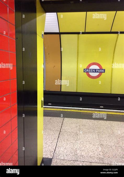 Green Park Tube Station London Stock Photo Alamy