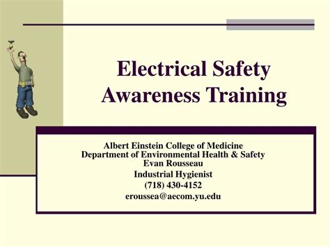 Ppt Electrical Safety Awareness Training Powerpoint Presentation