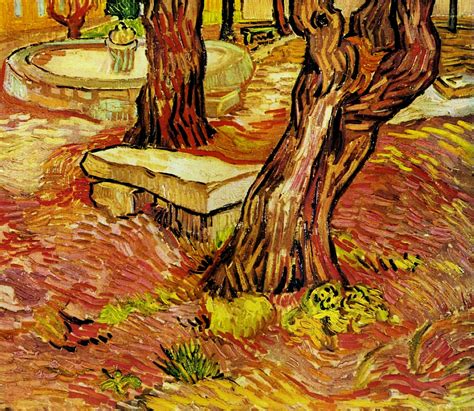 The Stone Bench In The Garden At Saint Paul Hospital 1889 Vincent Van Gogh