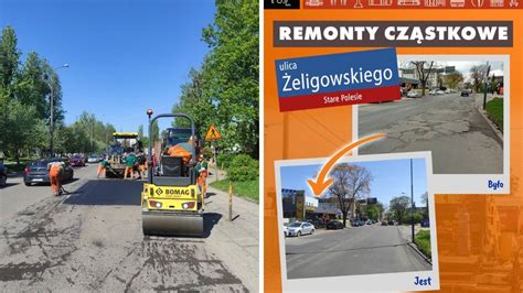 Remonty ulic w Łodzi Prace na Żeligowskiego i Tatrzańskiej ZDJĘCIA