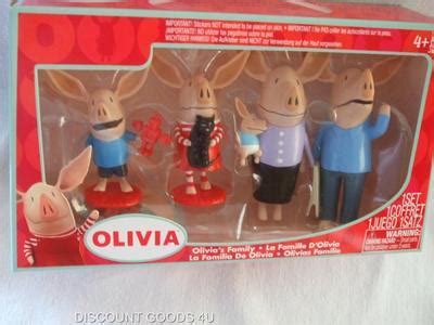 NEW IN BOX OLIVIA THE PIG FAMILY FIGURES OLIVIA THE PIG TOYS FAMILY 1 ...