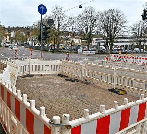 Absperrung An Baustelle In Saarbr Cken Was Ist Da Los