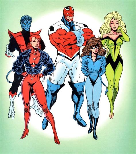 Excalibur Phoenix Rachel Summers Nightcrawler Kurt Wagner