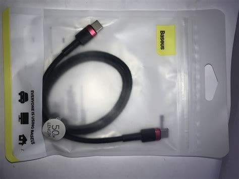Кабель Baseus 60w USB C to USB Tapy C Fast Charging: 75 грн. - Зарядні ...
