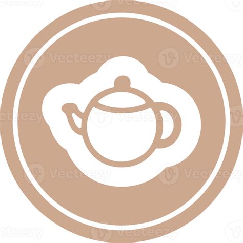 Tea Pot Circular Icon Symbol Png