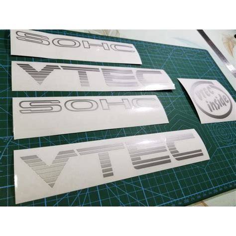 Sohc Vtec Door Sticker 2 Pcs Lazada Ph