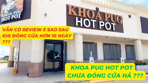 Khoa Pug Hot Pot Chưa Đóng Cửa YouTube