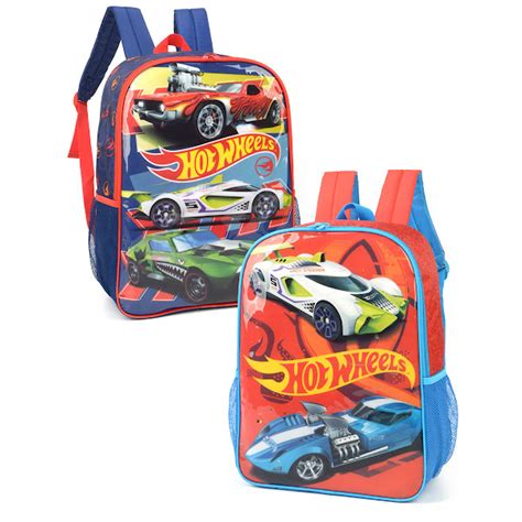 Mochila Escolar Costas Hot Wheels Luxcel Meninos Lika Bijuterias