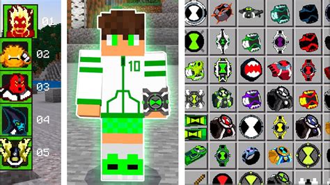 SAIU NOVA ATUALIZAÇÃO DO ADDONS BEN 10 NOVOS OMNITRIX NO