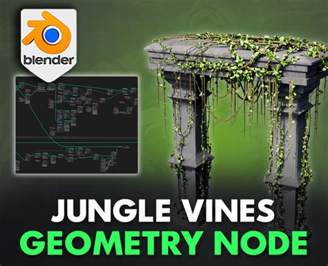 Blender 4 Jungle Vines Geometry Flippednormals