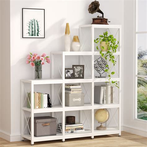 6 Cube A Drawer Tall Bookshelf Corner Bookcase Shelving Unit Book Shelf