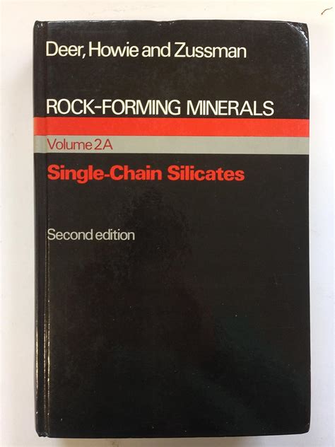 Amazon Rock Forming Minerals Deer W A Howie R Zussman J