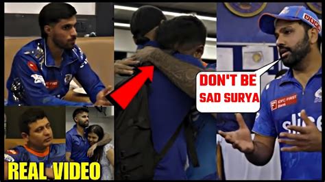 Suryakumar And Rohit Sharma Crying In Dressing Room After Loosing