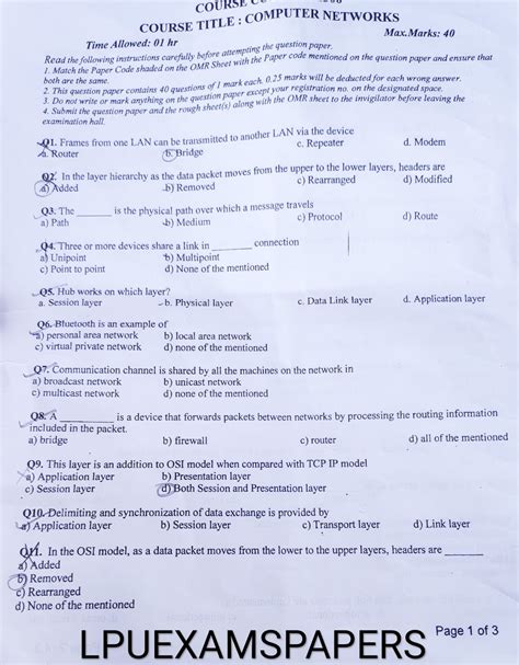 LPU Exams Papers Notes CA MTE ETE Projects LPU CSE306