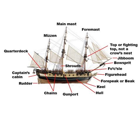 Whaling Ship Diagram