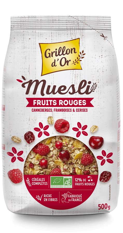 Muesli Fruits Rouges G Grillon D Or