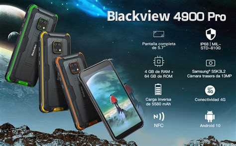 Blackview Bv Pro M Vil Libre Resistente Pantalla Gb Ram Gb